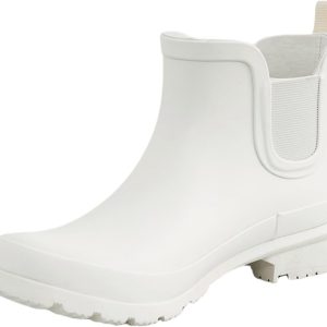 Women's Rubber Rain Boots Waterproof And Anti-slipping Rainboots For Women Comfortable Insoles Stylish Light Ankle Rain Shoes