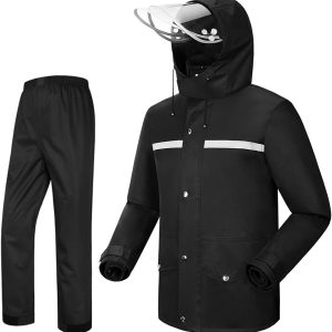 Rain Suit Jacket & Trouser Suit  for Men & Women Outdoor All-Sport Waterproof Breathable Anti-storm