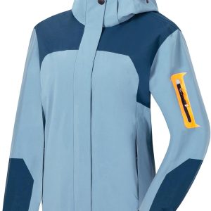 Women's Waterproof Rain jacket Lightweight Active Outdoor  with Removable Hood