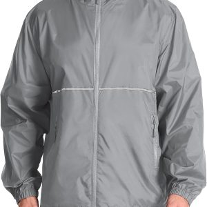 Men's Rain Jacket Lightweight Golf  with Hood Waterproof Windbreaker