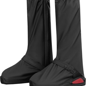 Waterproof Shoe Covers Reflective Rain Boot Foldable Non-Slip Protective Overshoes for Rainy Day, Hiking, Outdoor
